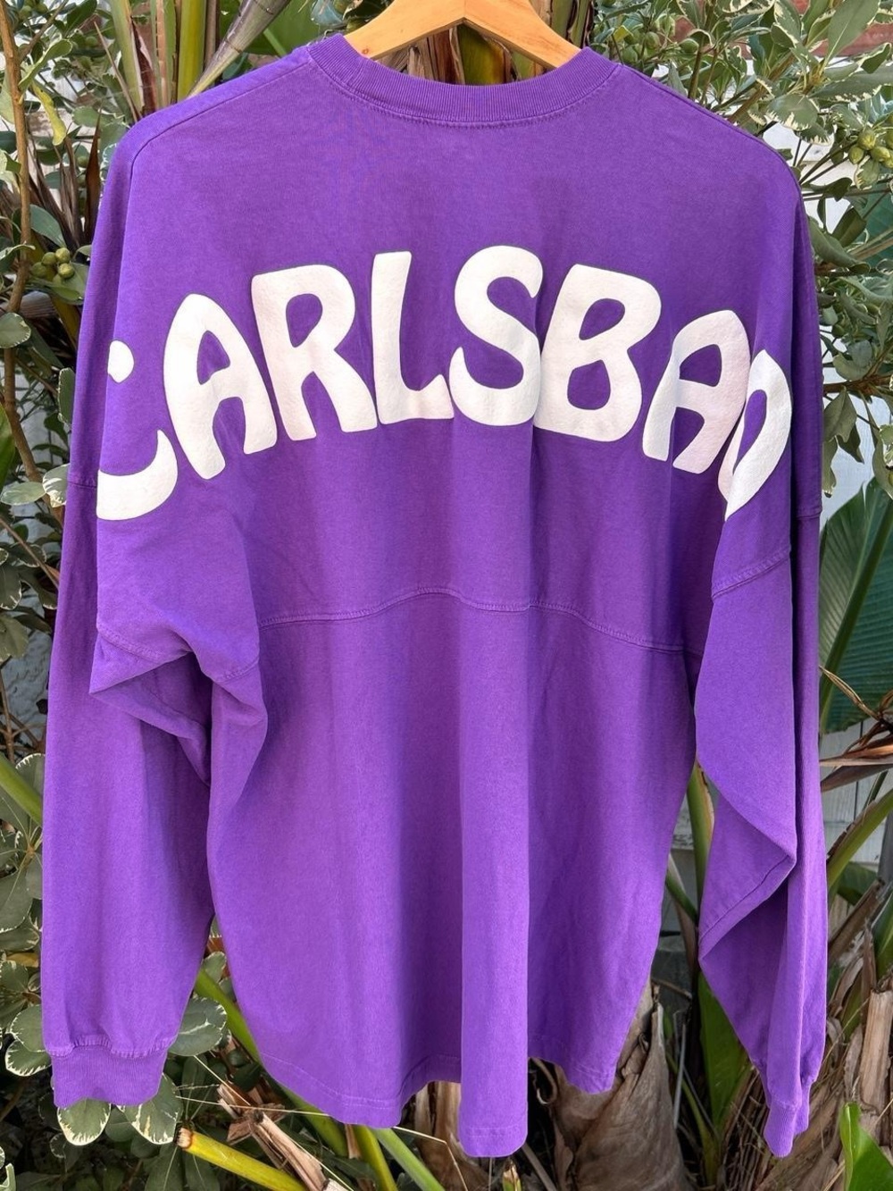 Vintage 2000s Carlsbad Purple Spirit Jersey Long Sleeve Shirt M 23x29